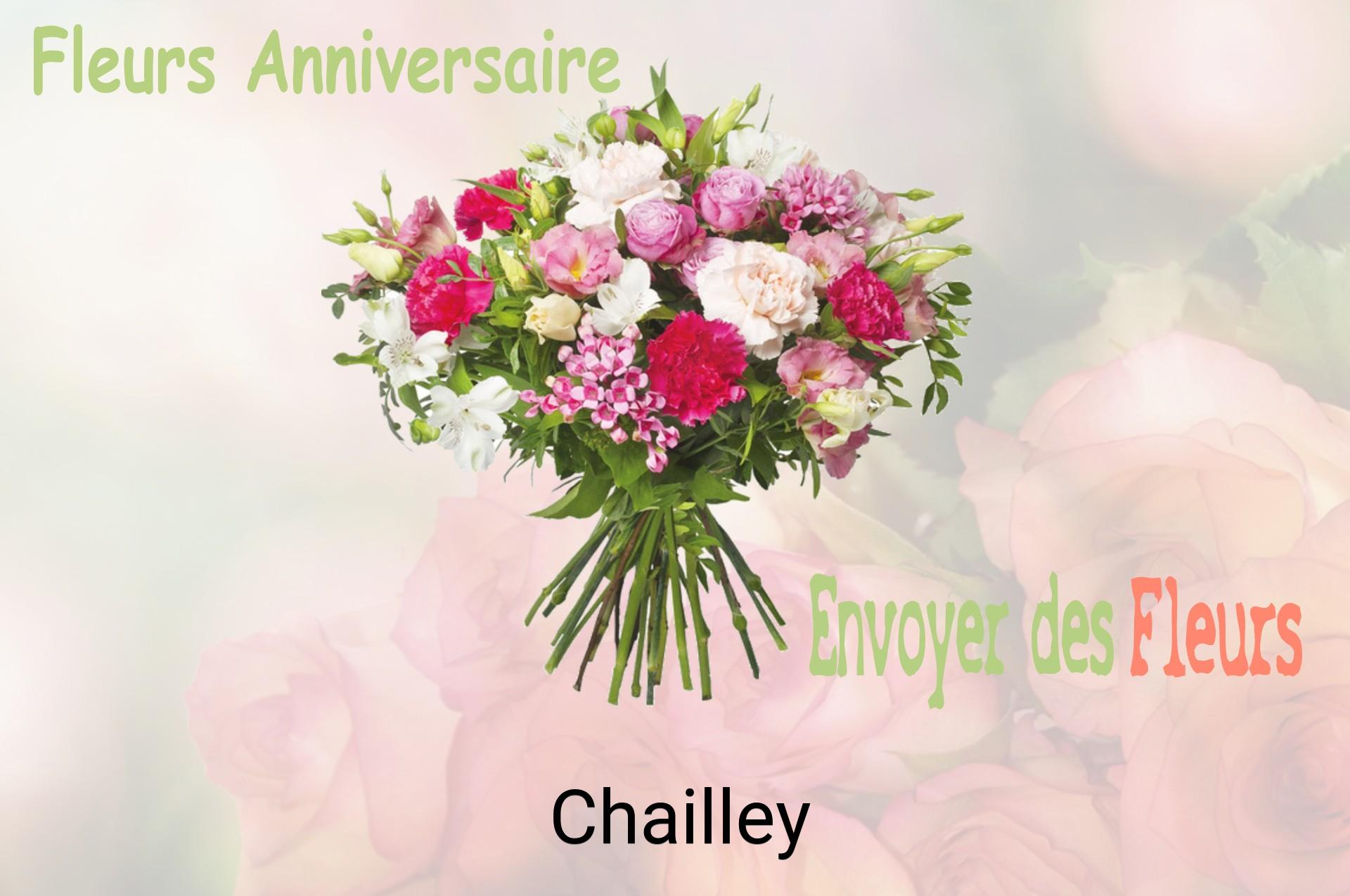 Bouquet de fleurs d’anniversaire livré à Chailley